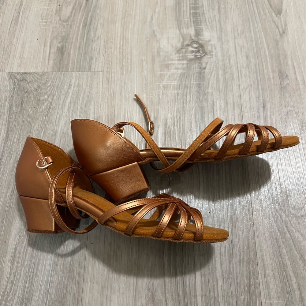 Supadance Ballroom Practice Shoes Sandals Size 5 wide - Picture 2 of 10